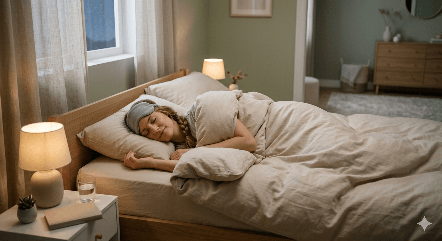 Quality sleep supporting gut microbiome recovery overnight