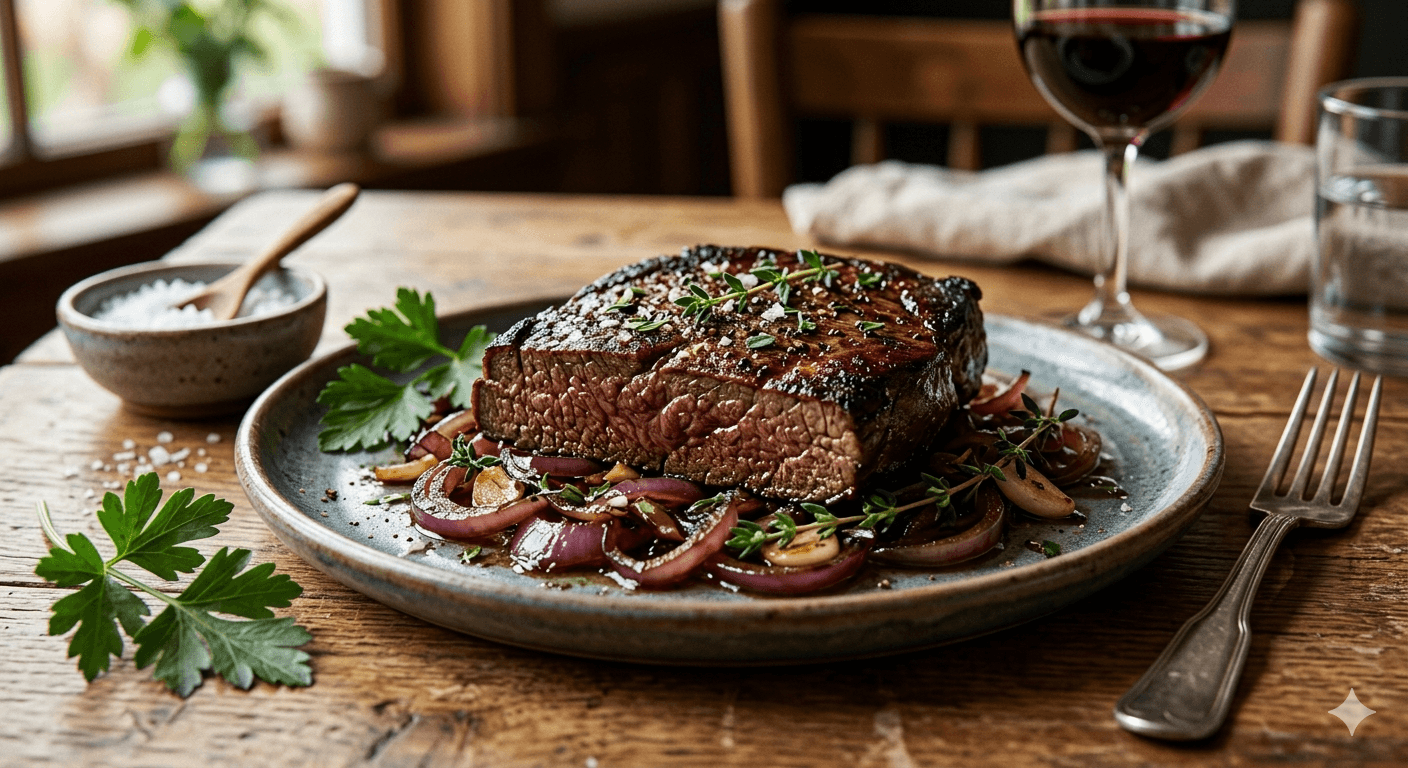 Beef liver — one of the richest sources of Vitamin B12 and iron