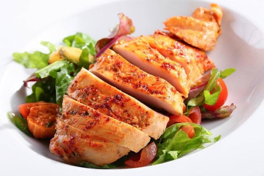 Grilled chicken breast - lean protein for muscle building