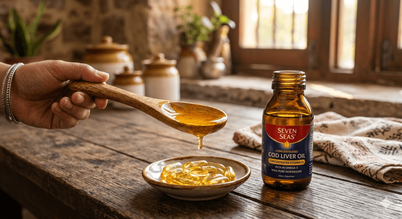 Cod liver oil - most concentrated natural vitamin D3 supplement