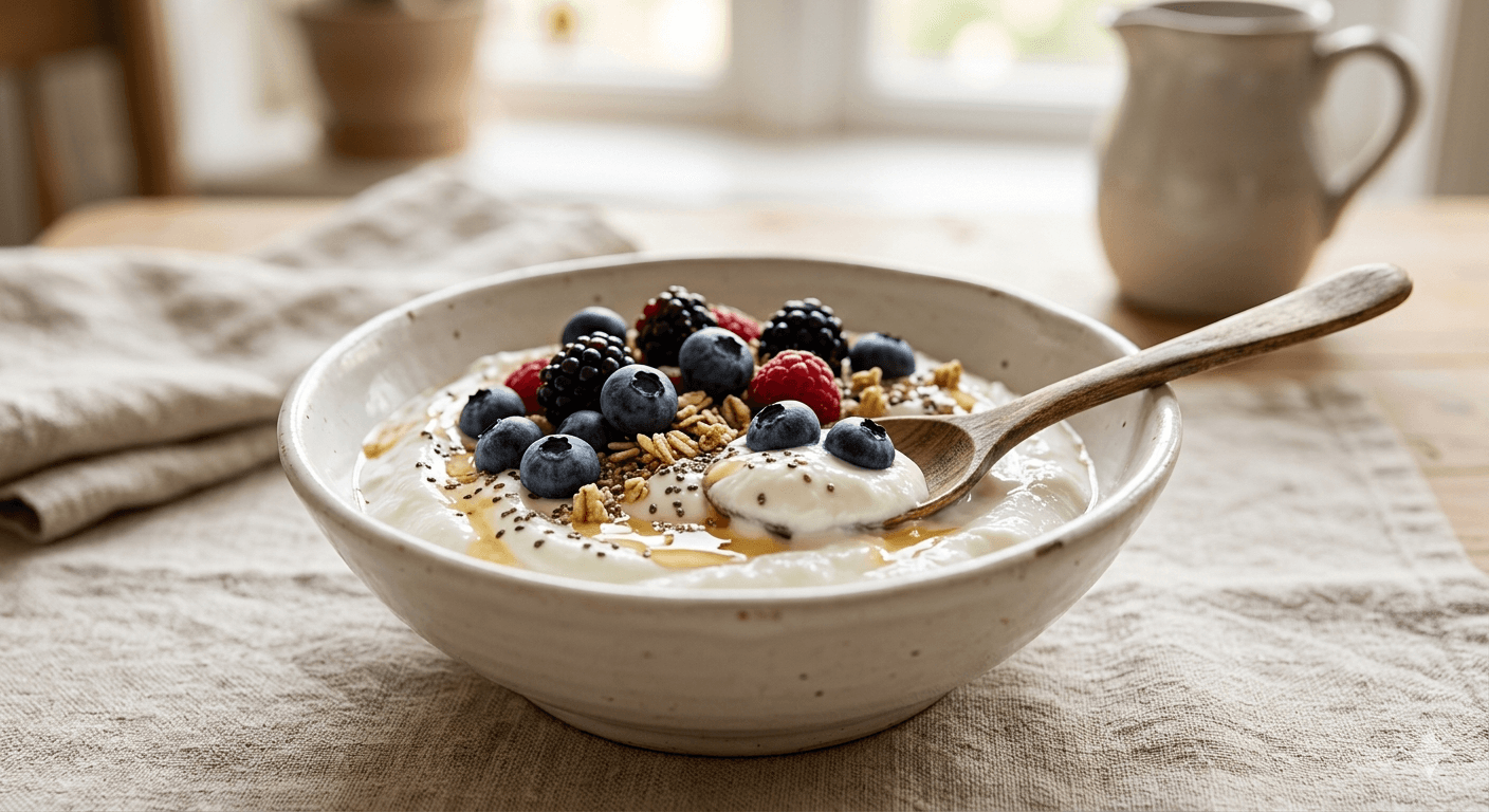 Greek yogurt — B12-rich probiotic food for vegetarians