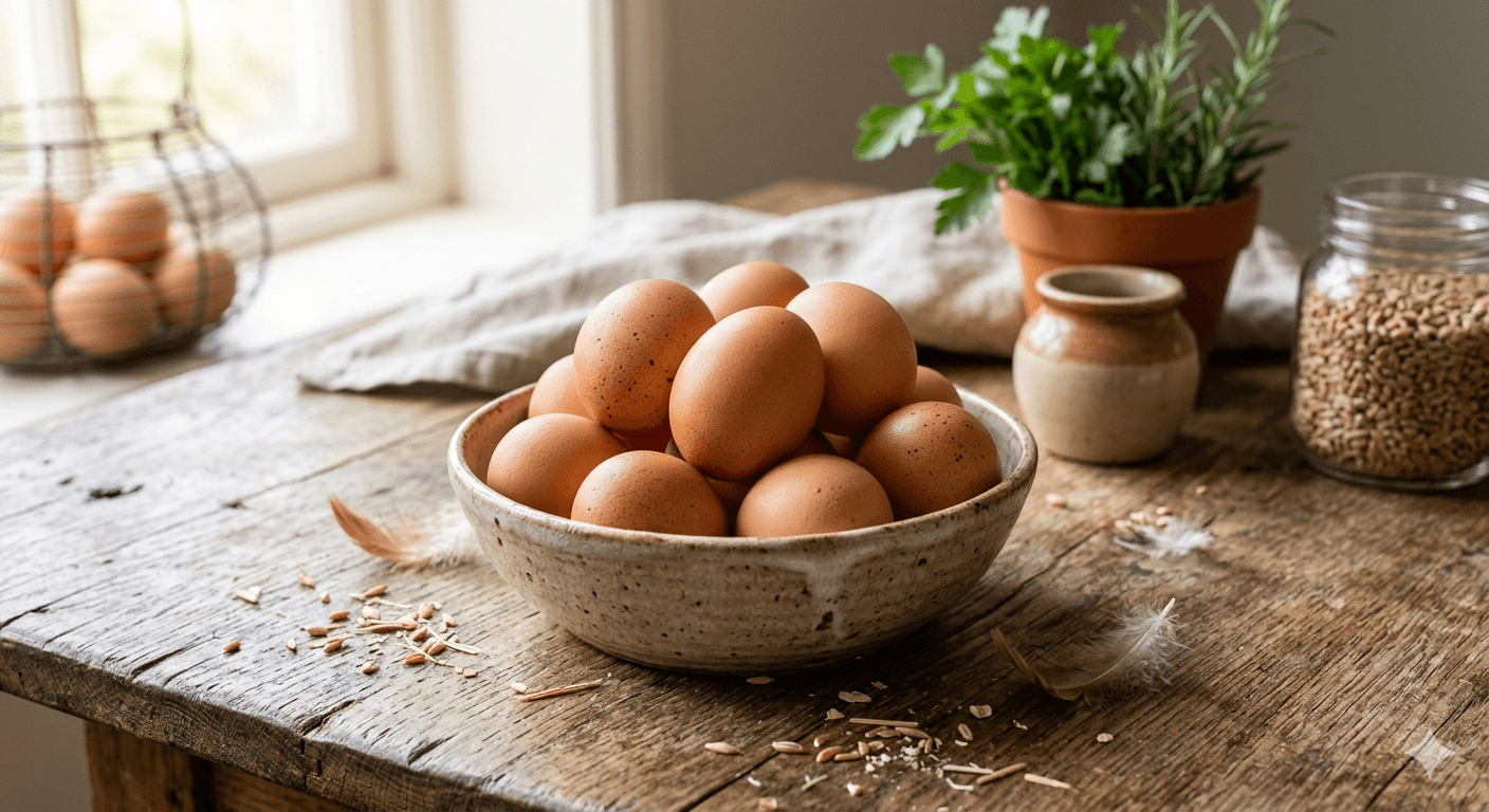 Fresh eggs — accessible Vitamin B12 source for vegetarians