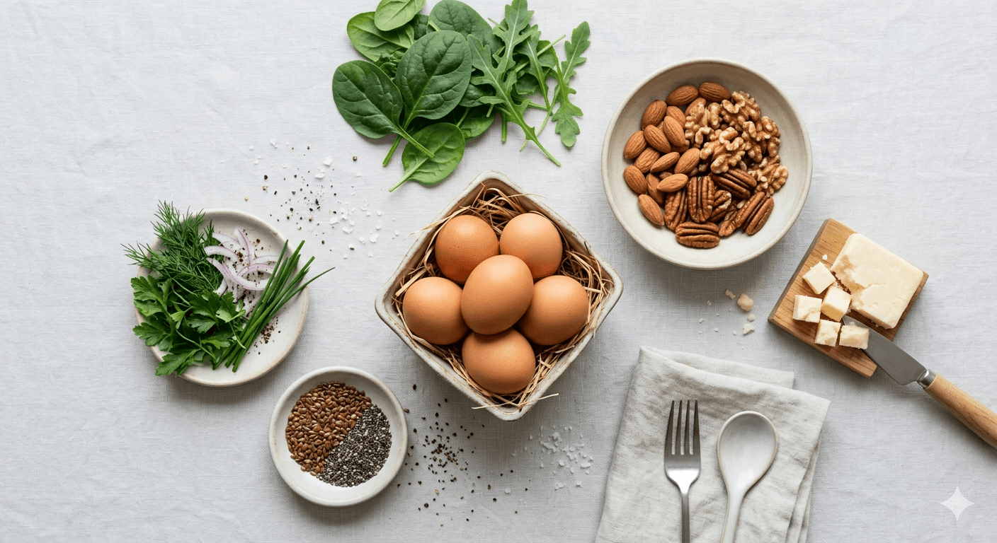 Eggs nutrition profile — packed with vitamins A, B12, D, E, selenium and zinc