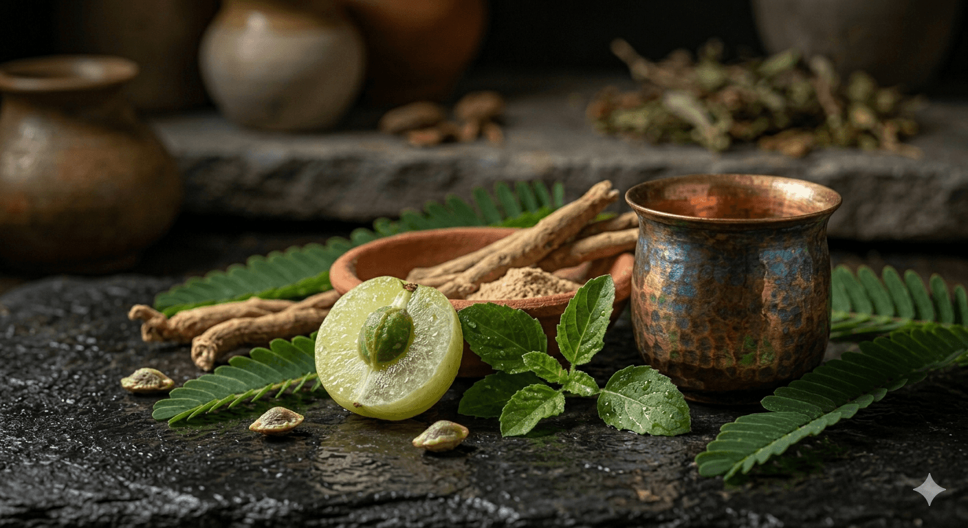 Amla rasayana — adaptogenic superfood for stress resilience and mental clarity