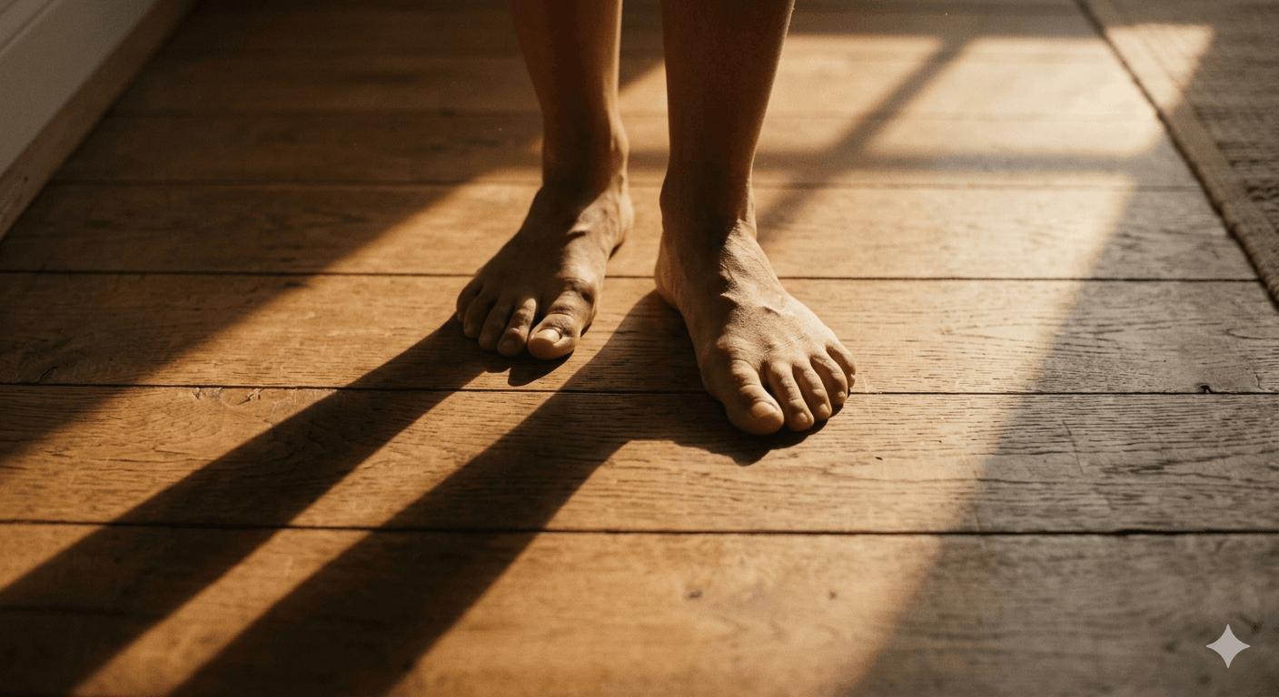 Tingling and numbness in feet — early diabetic neuropathy from high blood sugar damage